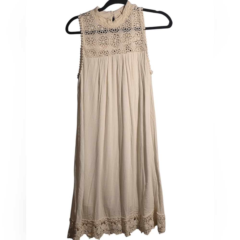 Hint of Mint Cream Halter Dress